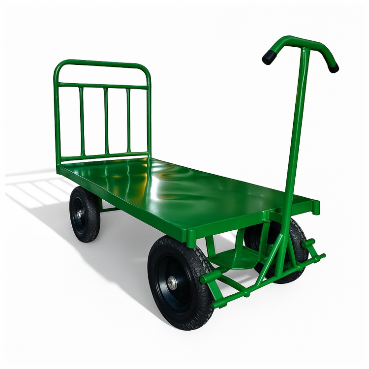 Carro Plataforma Sistema 5ª Roda com 1 Grade Removível - FLEX-CAR 043