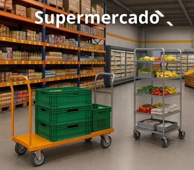 Rodas e Rodízios para Supermercado