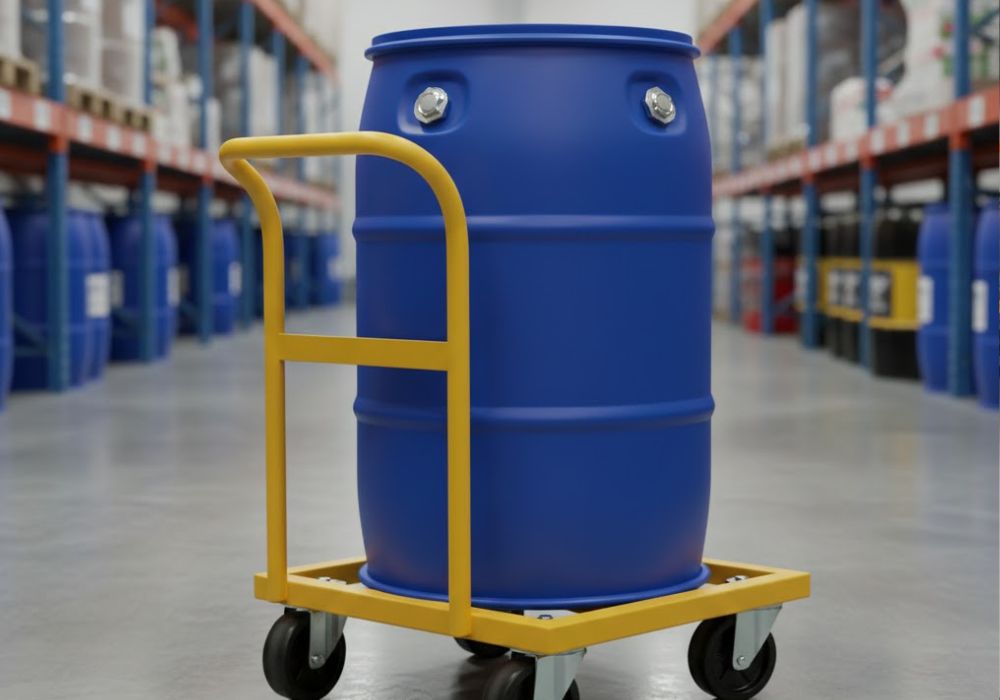 Carrinho para Entornar e Transportar Tambor 200 Litros