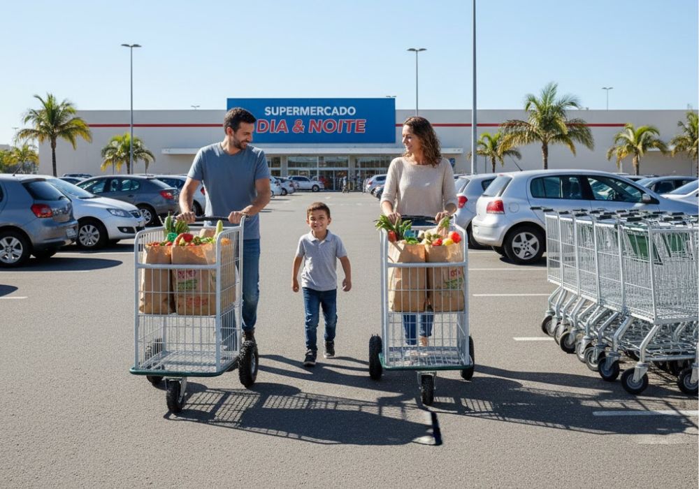Carrinho para Estacionamento para Supermercado